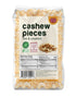 Spicy World Raw Cashew Pieces 80oz (5 LBS) - Natural Bulk Raw & Unsalted