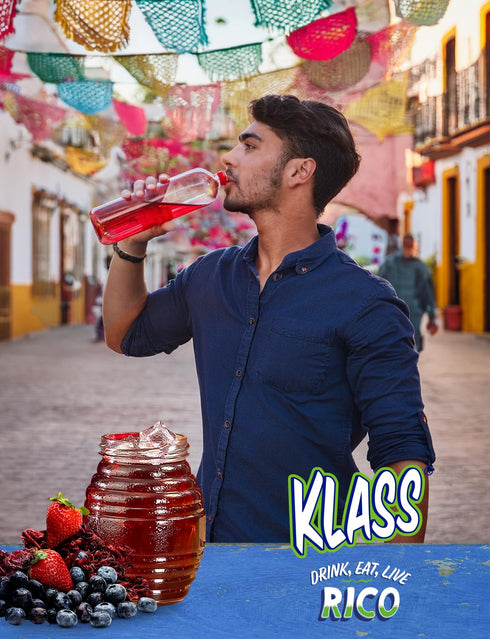 Pack, 40 Packets, 5 Packet Klass Aguas Frescas, Powdered Drink Mix Variety Singles Zero Sugar & Caffeine-Free Powder