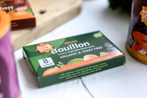 Marigold Org Veg Bouillon Yeast Free, 8 Cubes