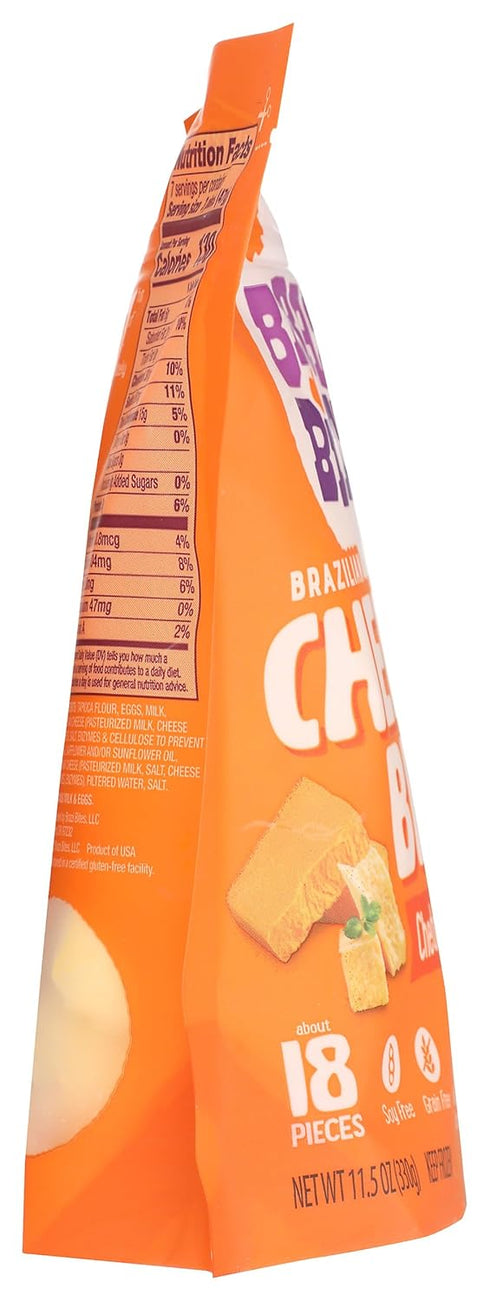 11.5 OZ BRAZI BITES Cheddar & Parmesan Brazilian Cheese Bread