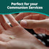 Communion 1/2" Communion (500 Count) Concordia Supply Unleavened Bread Altar Bread, Freshly Baked, Resealable