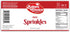 Bakers Choice Red Sprinkles for Baking, Jimmies Sprinkles for Ice Cream Toppings, Dairy Free, Kosher 2.8 oz
