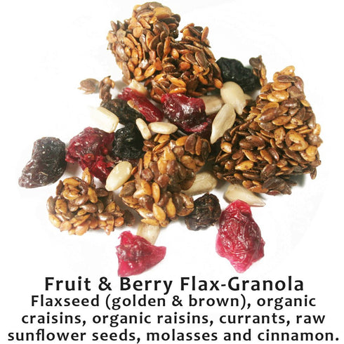 Columbia County Bread & Granola Pack: 12 oz, 3 pack Flax Granola - Variety Fruit & Berry, Pumpkin Spice, and Apple