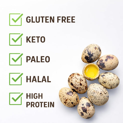 (36+ Count) FARM FRESH Quail Eggs *Laid in the U.S.* Hormone Free; Non-GMO - *Eating Eggs*