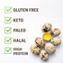 (36+ Count) FARM FRESH Quail Eggs *Laid in the U.S.* Hormone Free; Non-GMO - *Eating Eggs*