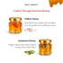Dear Nature Set 8 Pack (1.5 oz Pack 8) Infused Honey Gift Flavor Infused Honey Variety Saffron, Cardamom, Cinnamon