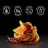 2 OZ (Pack 3) PORQ Artisan Fried Pork Rinds- BBQ & Zesty Chipotle, Keto Friendly Snack