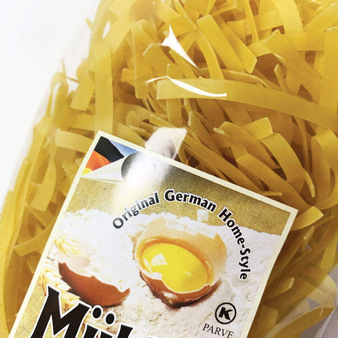 German Egg Noodle Broad Wheat Semolina TAGLIATELLE 1.1lb | 500g (Pack of