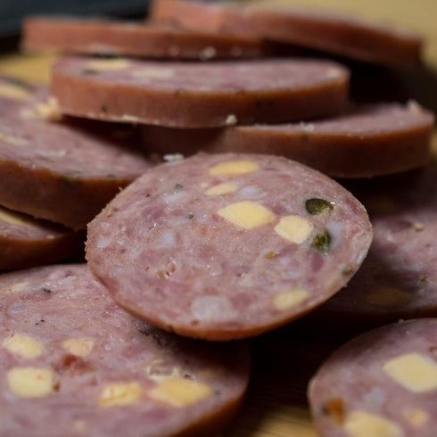 Summer Summer 12 Pepper Joes Jalapeno Cheddar Sausage Slow Smoked Spicy Sausage with Jalapeno Peppers, Cheddar Cheese