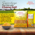 2 lb Darsa Organics Chana Dal USDA Organic Split Bengal Gram (Yellow Chickpeas), Non-GMO, Chemical-Free Yellow Lentils