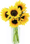 KaBloom - Smile Bouquet of Fresh Sunflower with Vase - Fresh Flowers