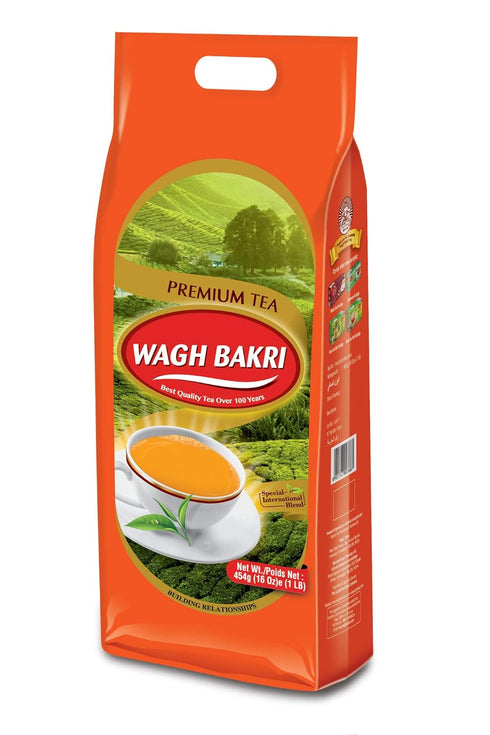 1 lb Wagh Bakri Premium Black Tea, of Special International Blend