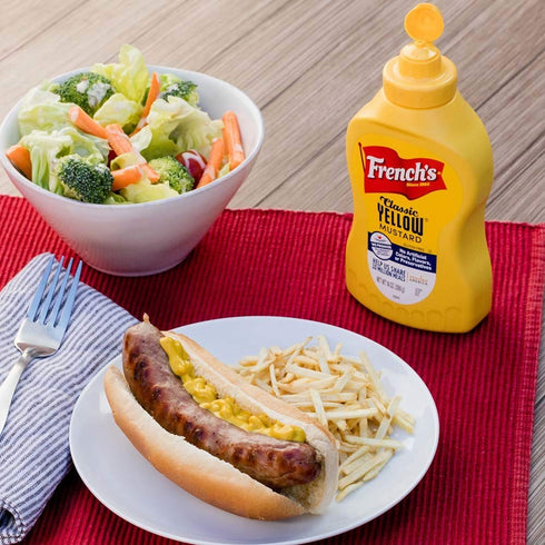 Packets, 500 count, 0.24 oz French's Classic Yellow Mustard Single Serve fl