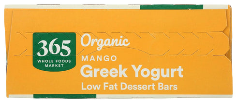 365 by Whole Foods Market 10 , Greek Yogurt Bar, Mango, Organic, Ounce