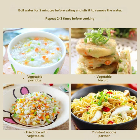 FIFIWER topping11.3oz/320g ramen veggies dehydrateddried vegetable mixdried ramen Dehydrated Vegetables for Ramen
