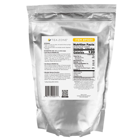2.2 lb Tea Zone Banana Flavor Powder