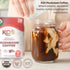 KOS Mushroom Coffee - USDA Certified Organic - Dark Chocolate Mocha Flavor - Mushroom Coffee Latte Powder with Reishi