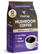 VitaCup Mushroom Coffee Grounds, with Lions Mane, Chaga, B Vitamins, D3, Boost