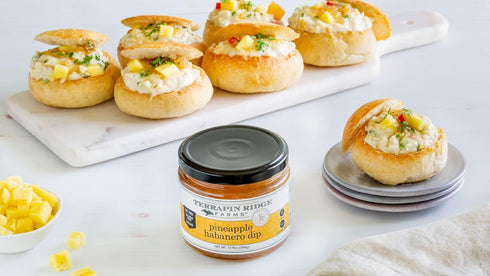 12.9 oz Terrapin Ridge Farms Pineapple Habanero Dip Sweet and Spicy Gourmet Spread, Jar