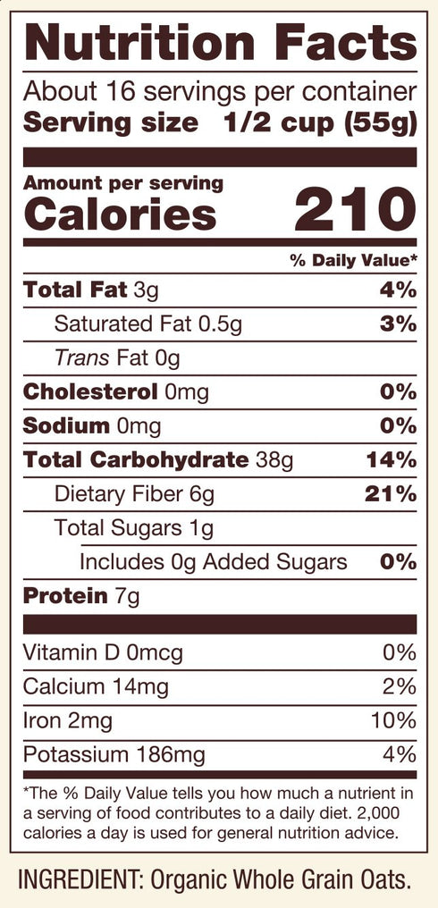 32 Oz (Pack 2) Bob's Red Mill Gluten Free Organic Thick Rolled Oats