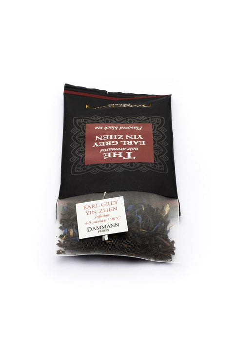 Dammann 24 Count Pack) Freres Sachets, Earl Grey Yin Zhen Tea Bags, Premium Gourmet French Black Tea, Blend Bergamot