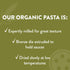 100% 16 oz (4 Pack) DeLallo Organic Penne Rigate Pasta, Made with Durum Wheat Semolina Flour, Made in Italy, Bronze