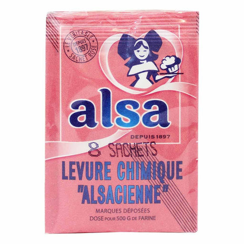 Alsa French Cake Baking Powder, 0.38 Ounce, 8 Count