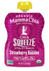Mamma 24- 3.05 70 Chia Organic Vitality Squeeze Snack, Strawberry Banana, Ounce Chia Pouches. USDA Organic, Non-GMO