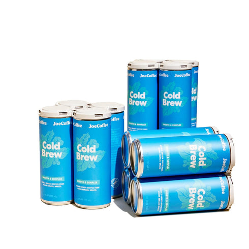 Joe Coffee Company - Black Cold Brew Ready-to-Drink Specialty Coffee Cans (Pack
