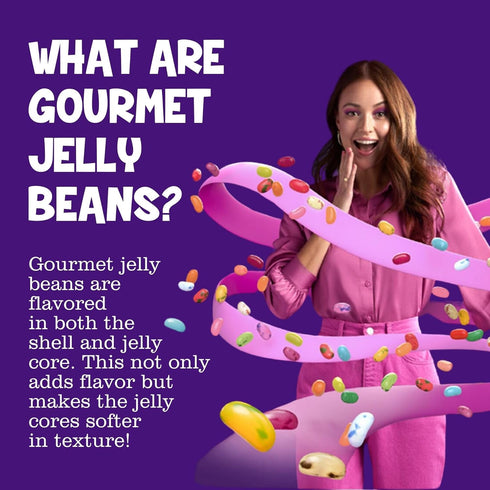 25 Oz 36 The Jelly Bean Planet, Gourmet Jelly Beans Bulk Jar - Natural Fruit Flavors, Kosher Candy, Plant Based Colors
