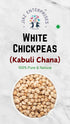 17.6 Oz (500g) Jiaz Enterprises White Chickpeas (Kabuli Chana) ~ Garbanzo Beans | All Natural | Vegan | Gluten Friendly