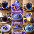 Organic Butterfly Pea Flowers - Herbal Loose Leaf Blue Tea, Natural Food Coloring, Caffeine Free 1.75OZ