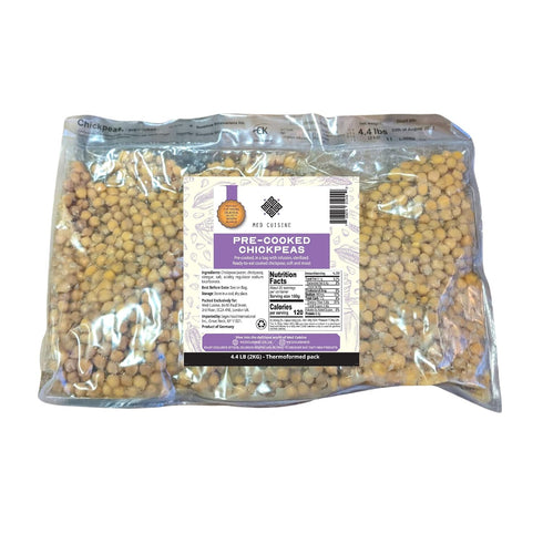 Precooked Chickpeas 70.5OZ Vac Pack Bag - Perfect For Making Hummus -