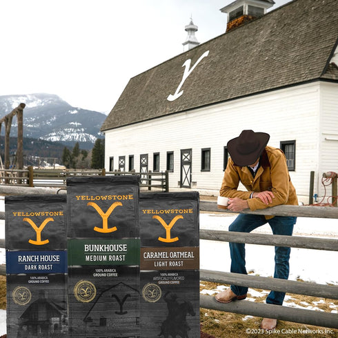 Coffee,100% 36 oz. Yellowstone Bunkhouse Medium Roast Arabica Ground Coffee