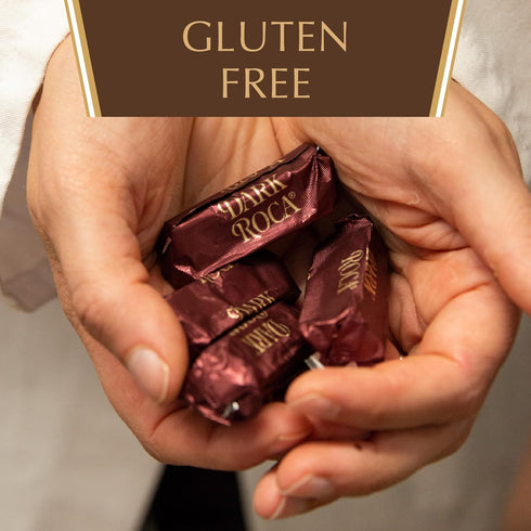 Pack 2 10oz Almond Roca of Canisters - Individually Wrapped Dark Chocolate Candy - Buttercrunch Toffee with Almonds