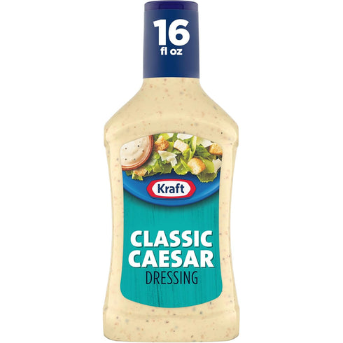 Kraft Classic Caesar Salad Dressing (16 fl oz Bottles, Pack of 6)