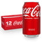 Coca-Cola Fridge Pack Soda Soft Drink, 12 fl oz Cans, 12 Pack