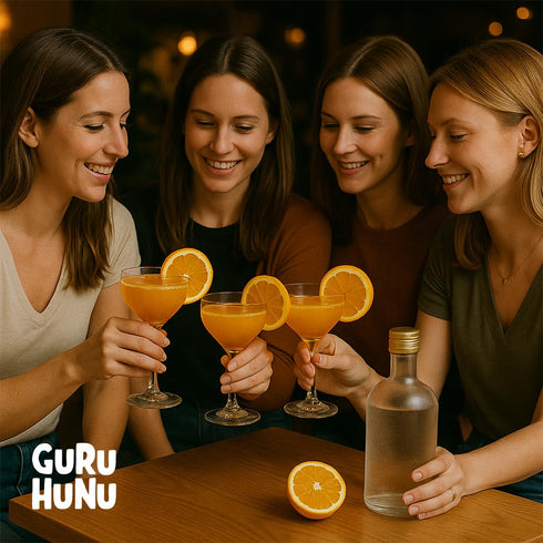 35-40 3.5 oz GURU HUNU Dried Orange Slices, Whole Citrus Wheels | No Sugar Added | Cocktail Garnish, Mulled Wine, Tea