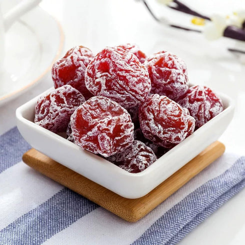 CYHJTCHS (7.06oz) 200g Salty and Sweet Dried Plum - Crack Seed Preserved Plum Fruit, Fruit Snack, Salty Sour Dried