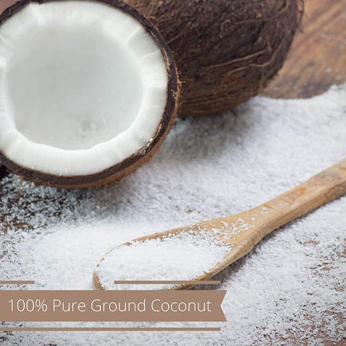 2 LBS Gourmet Macaroon Ground Coconut by Its Delish Raw, Unsweetened, Natural & Gluten-Free Coconut Flour