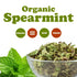 1.5 Food to Live - Organic Spearmint Leaves, Pounds Dried, Cut & Sifted. Great for Herbal Tea. Non-GMO. Caffeine-free.