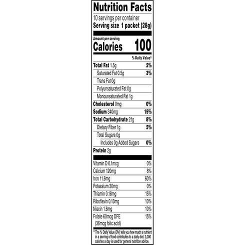 0.98oz Packets, (10 Pack) Quaker Instant Grits, Butter