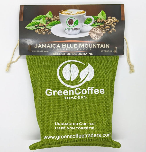 Green Coffee Traders 1LB 100% Pure Jamaica Jamaican Grade 1 Coffee - GREEN UNROASTED