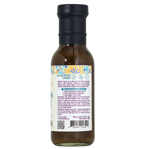 2 pack) Globally Inspired Starter Sauce | Cooking Sauce | Plant-Based Oil Free Healthy Pantry Staples (Caribbean Flavor