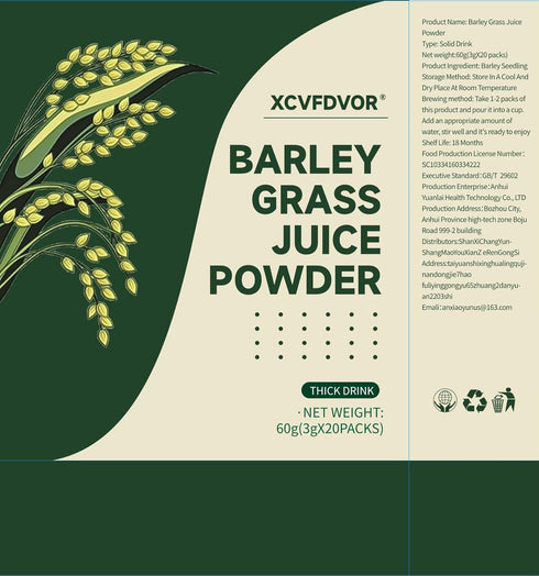 Packed 4.2oz 40 Packets (2 20 Packets Barley Green Juice Powder Individually Total Boxes, per Box) | Superior to Barley