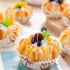 Joeabor 6 Pack Fake Cupcakes, Artificial Cupcakes for Display, Faux Cake Dcor, Realistic Fake Artificial Food
