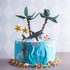 9 Pack Shark Cake Topper Figurines, Shark Decoration for Kids Baby Shower Ocean Theme Birthday Party