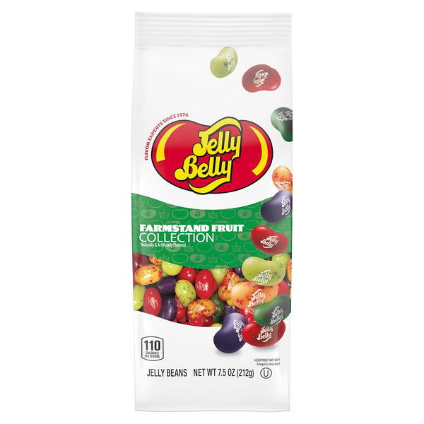 Jelly Belly Farmstand Fruit Jelly Bean Collection - 7.5 oz Gift Bag