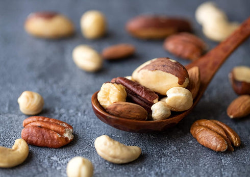 8 Food to Live Deluxe Unsalted Nuts Mix, Ounces A Blend of Dry Roasted Pecans, Cashews, Hazelnuts, Almonds, Brazil