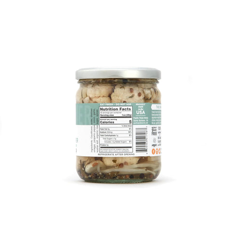 (2-pack) 16oz Cauliflower Power - Pickled cauliflower florets